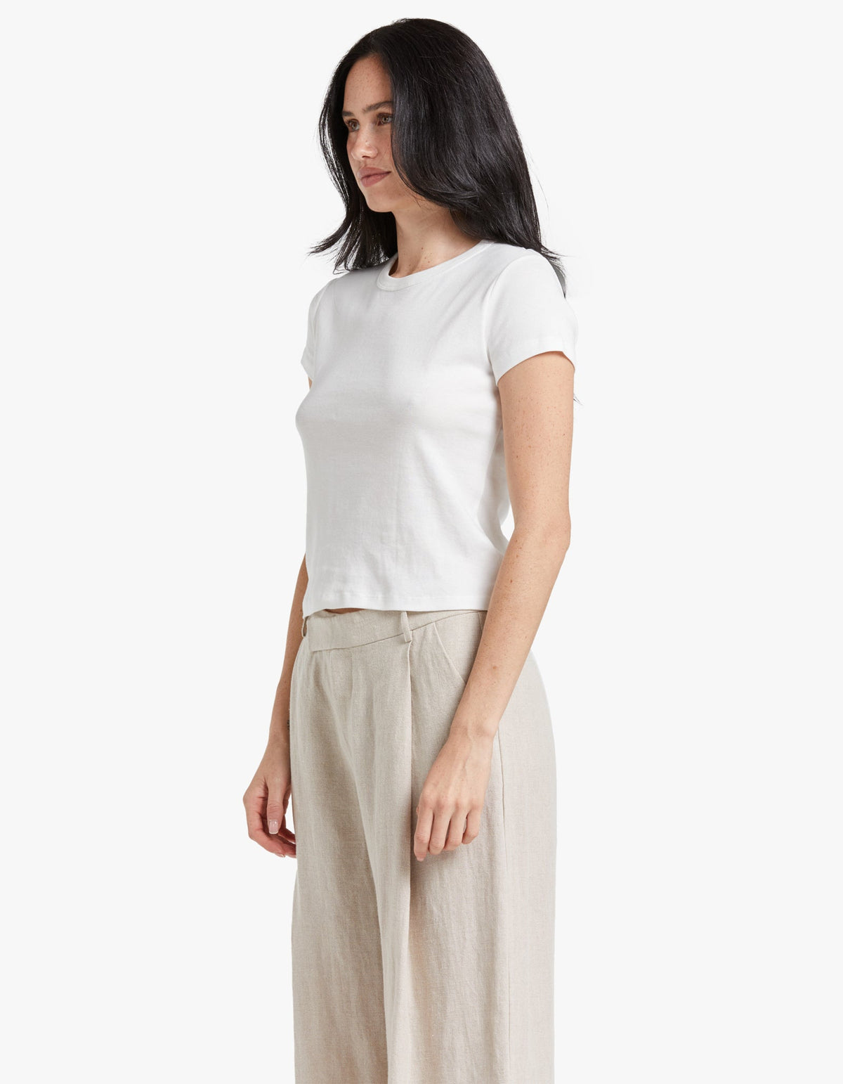Organic Cotton Baby Tee - White