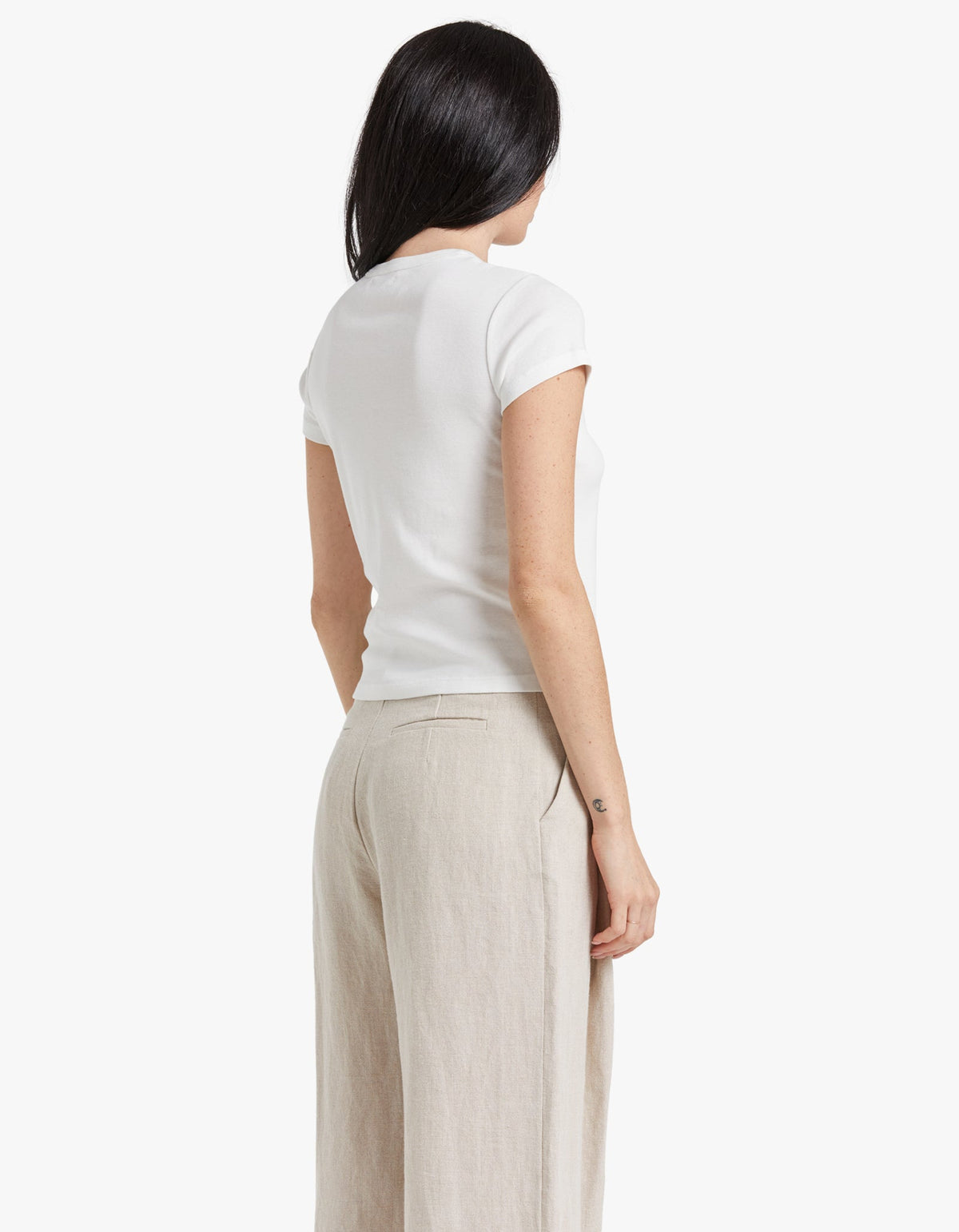 Organic Cotton Baby Tee - White