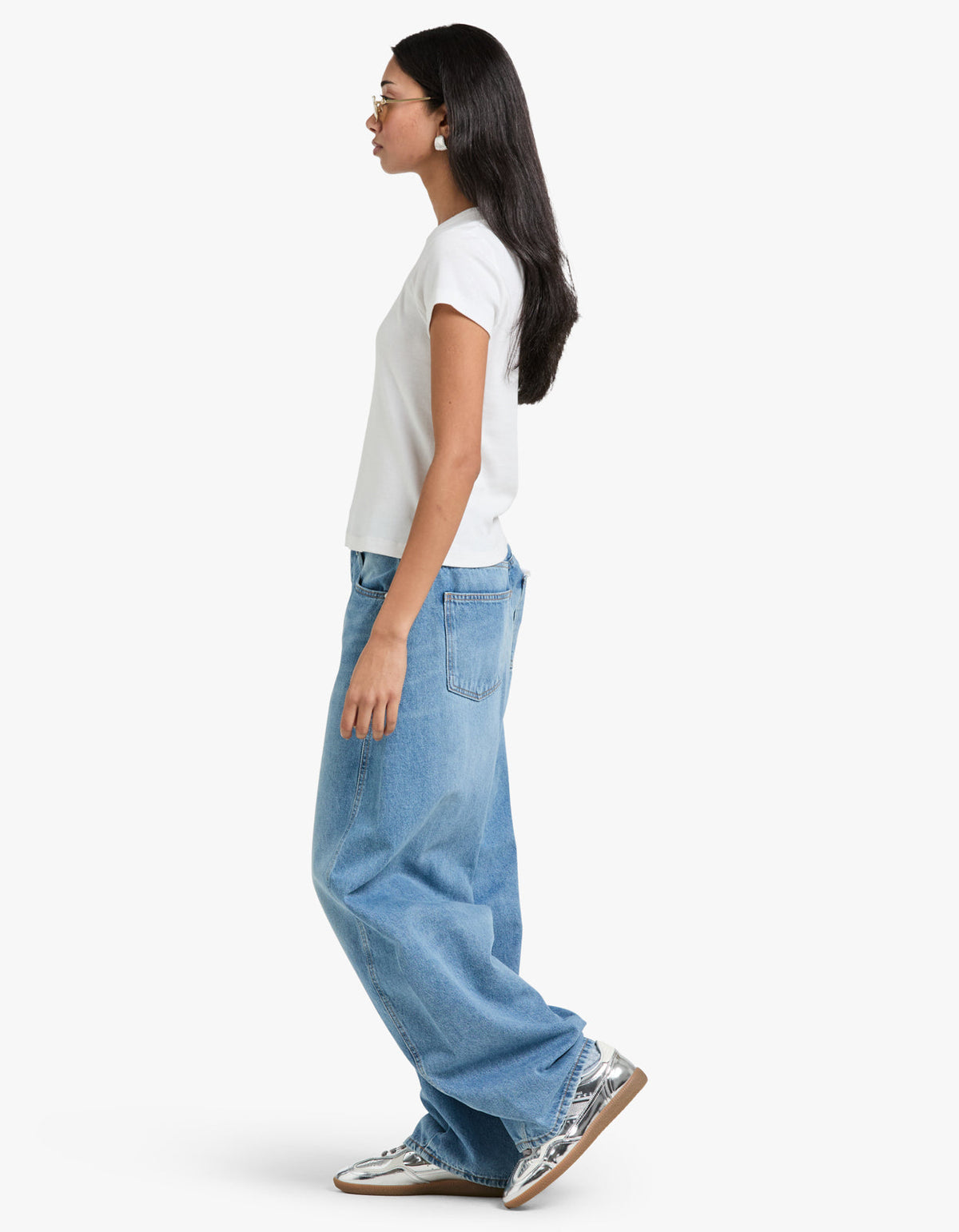 Mid Rise Balloon Jeans - 90S Blue