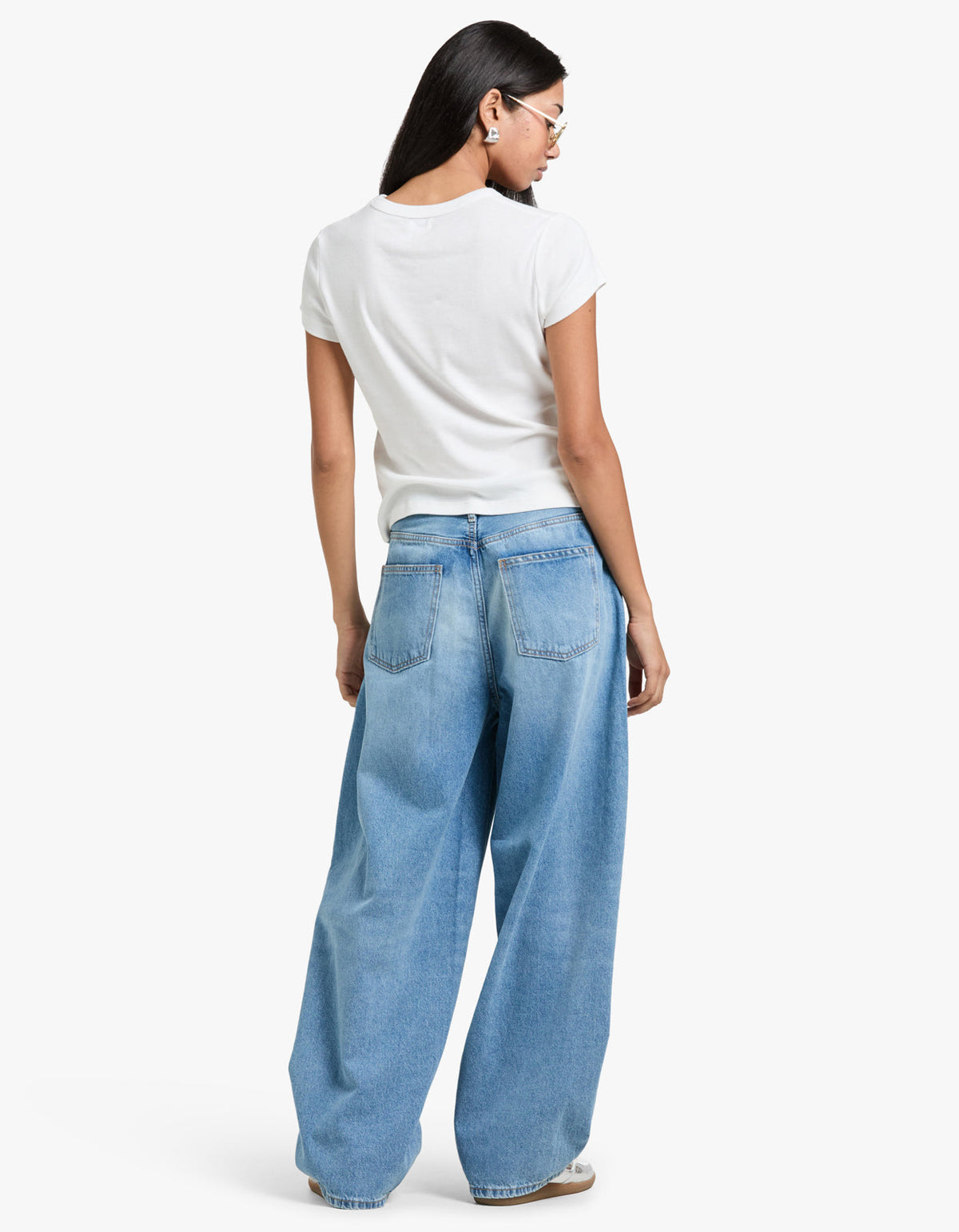 Mid Rise Balloon Jeans - 90S Blue