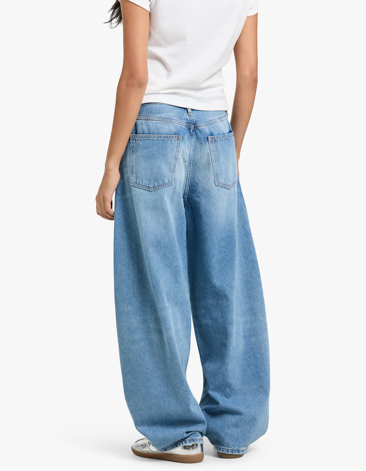 Mid Rise Balloon Jeans - 90S Blue
