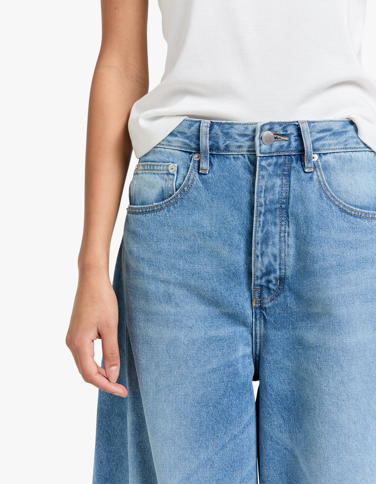 Mid Rise Balloon Jeans - 90S Blue