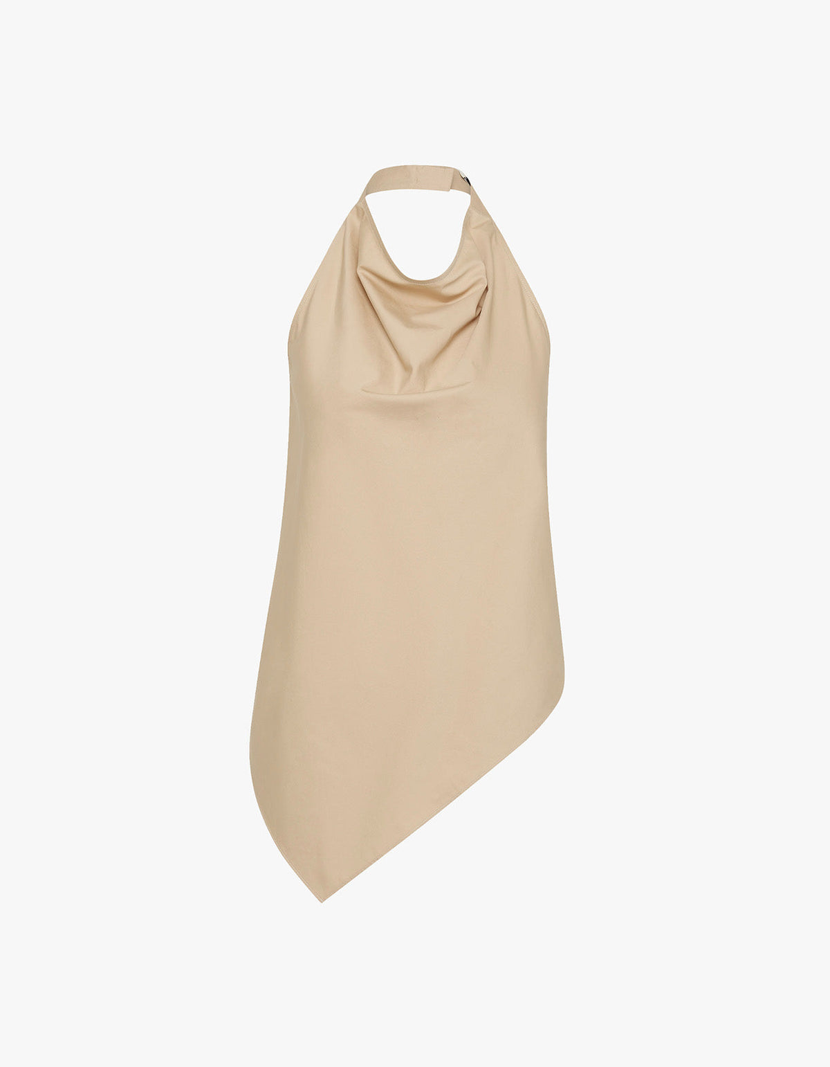 Cotton Halter Top - Champagne