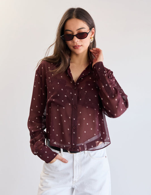 Ava Shirt - Spot Print