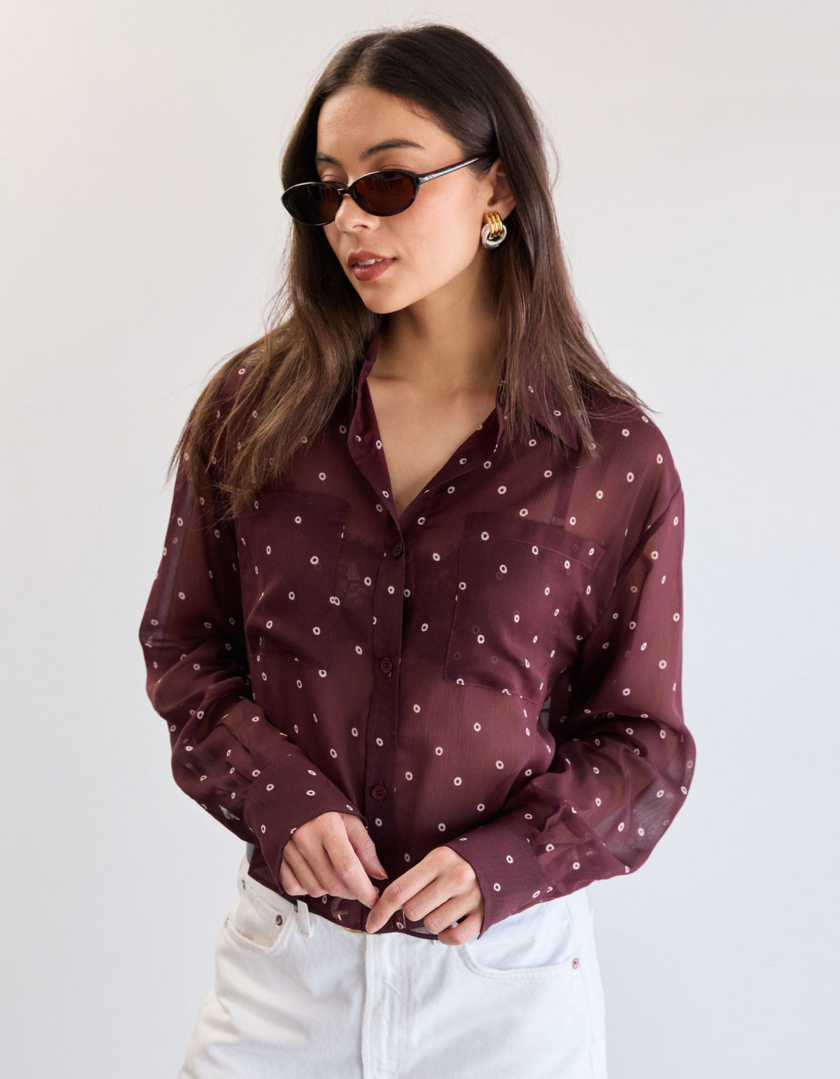 Ava Shirt - Spot Print