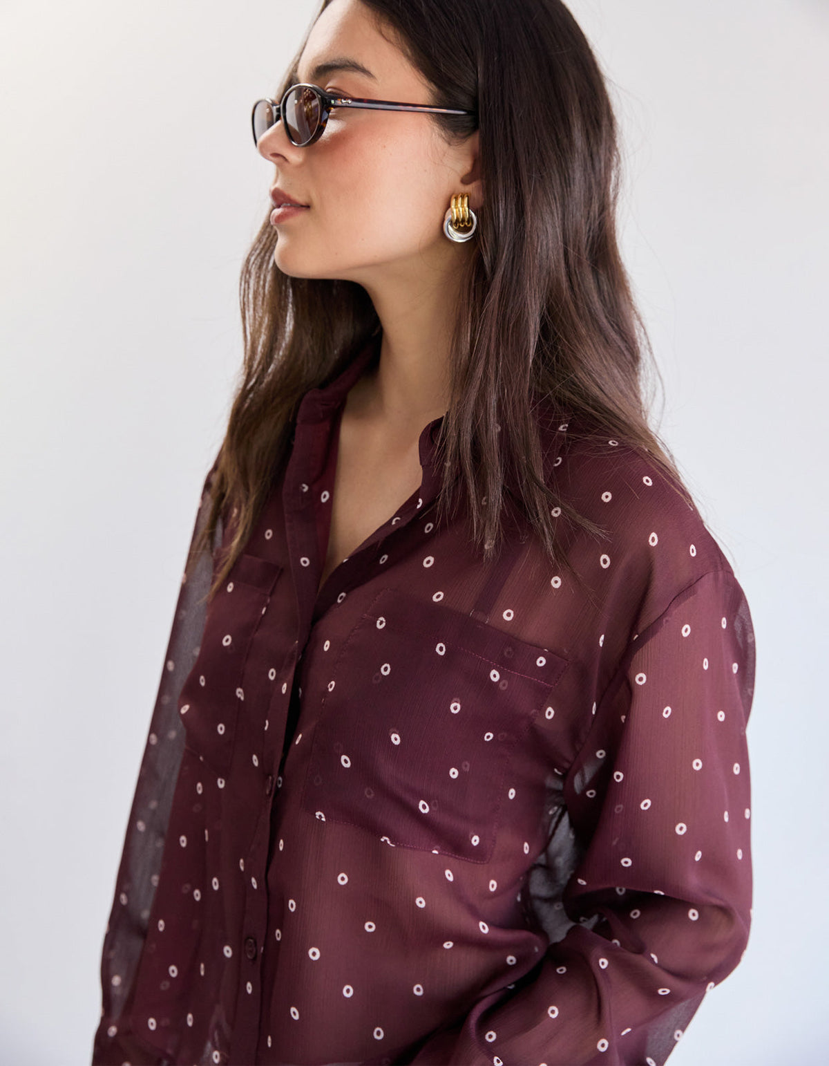 Ava Shirt - Spot Print