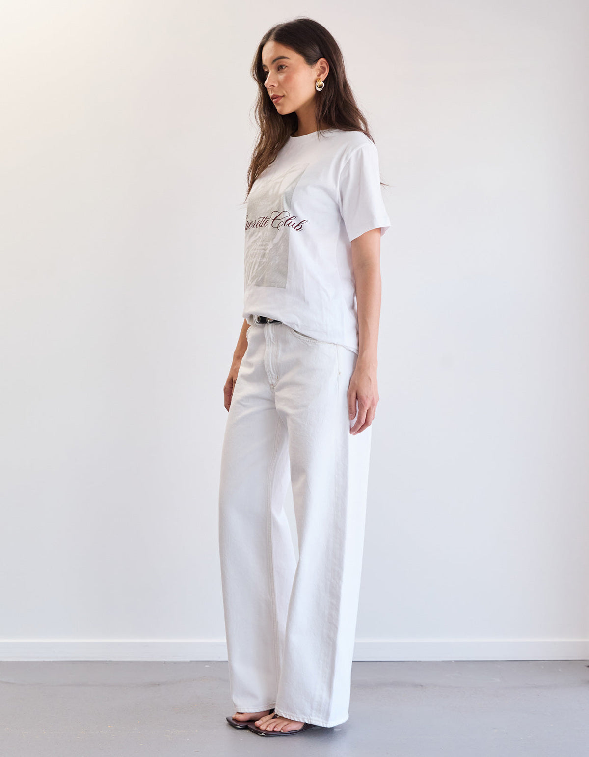 Palm Club Tee - White
