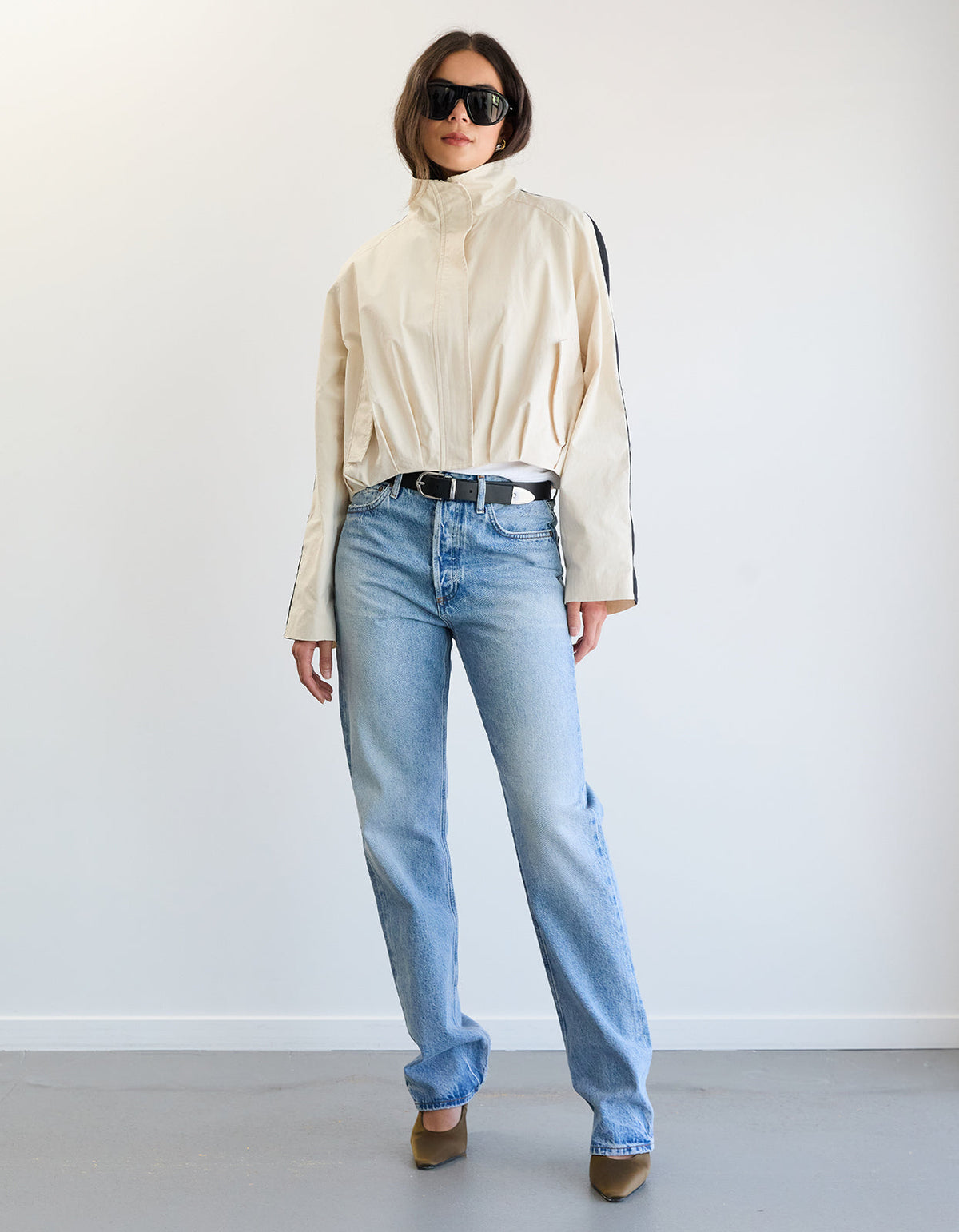 Coast Jacket - Ivory/Black