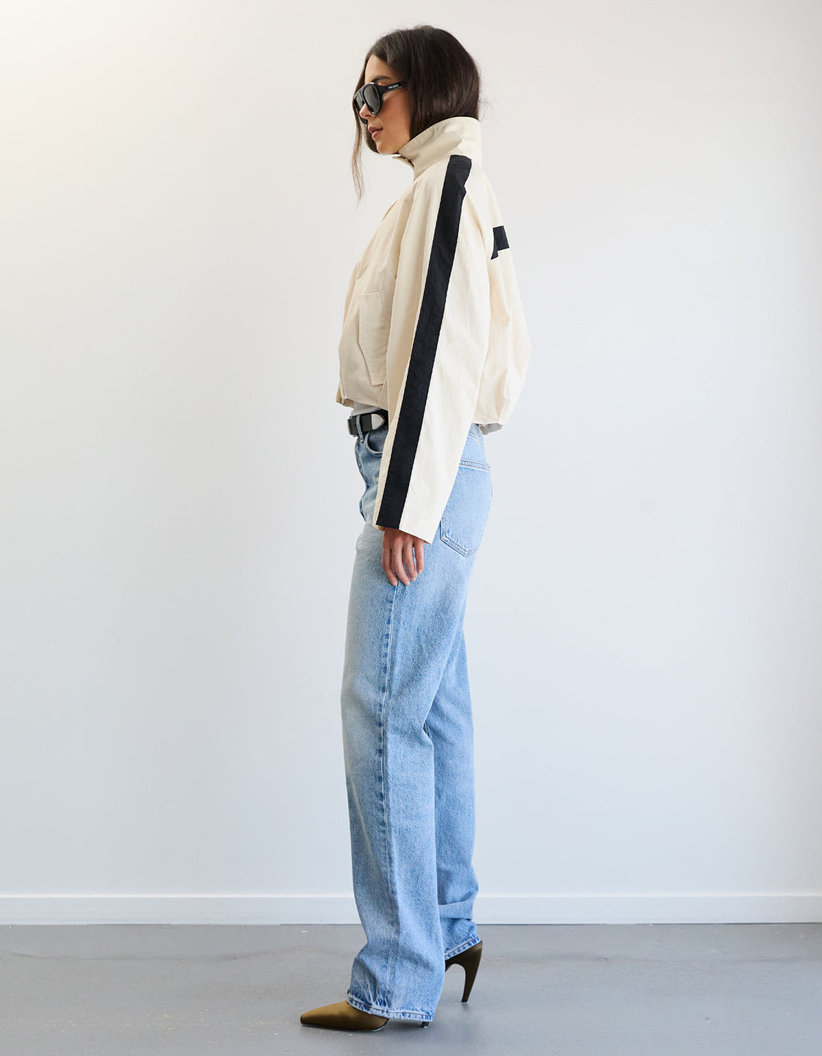 Coast Jacket - Ivory/Black