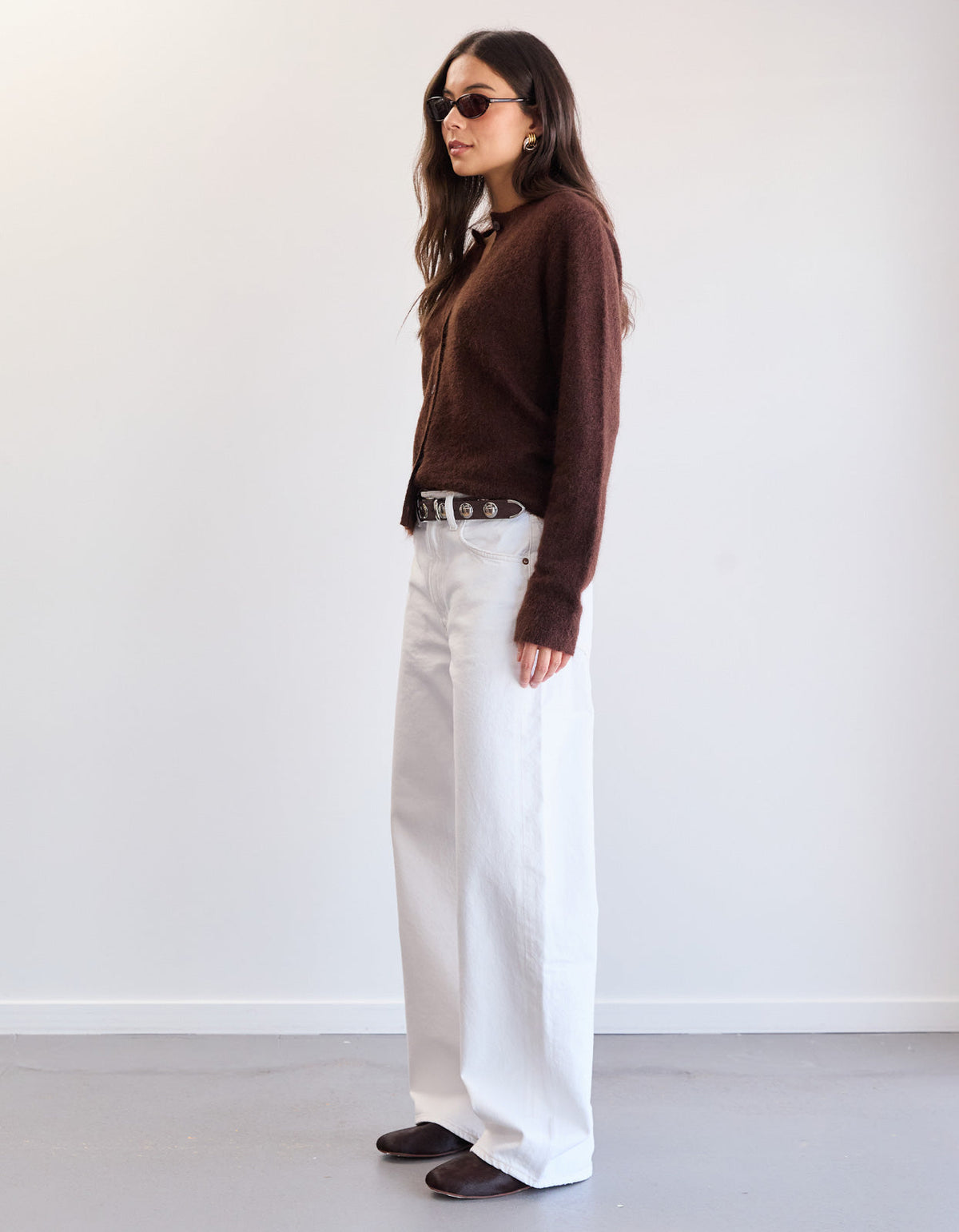 Deacon Knit Cardi - Chocolate
