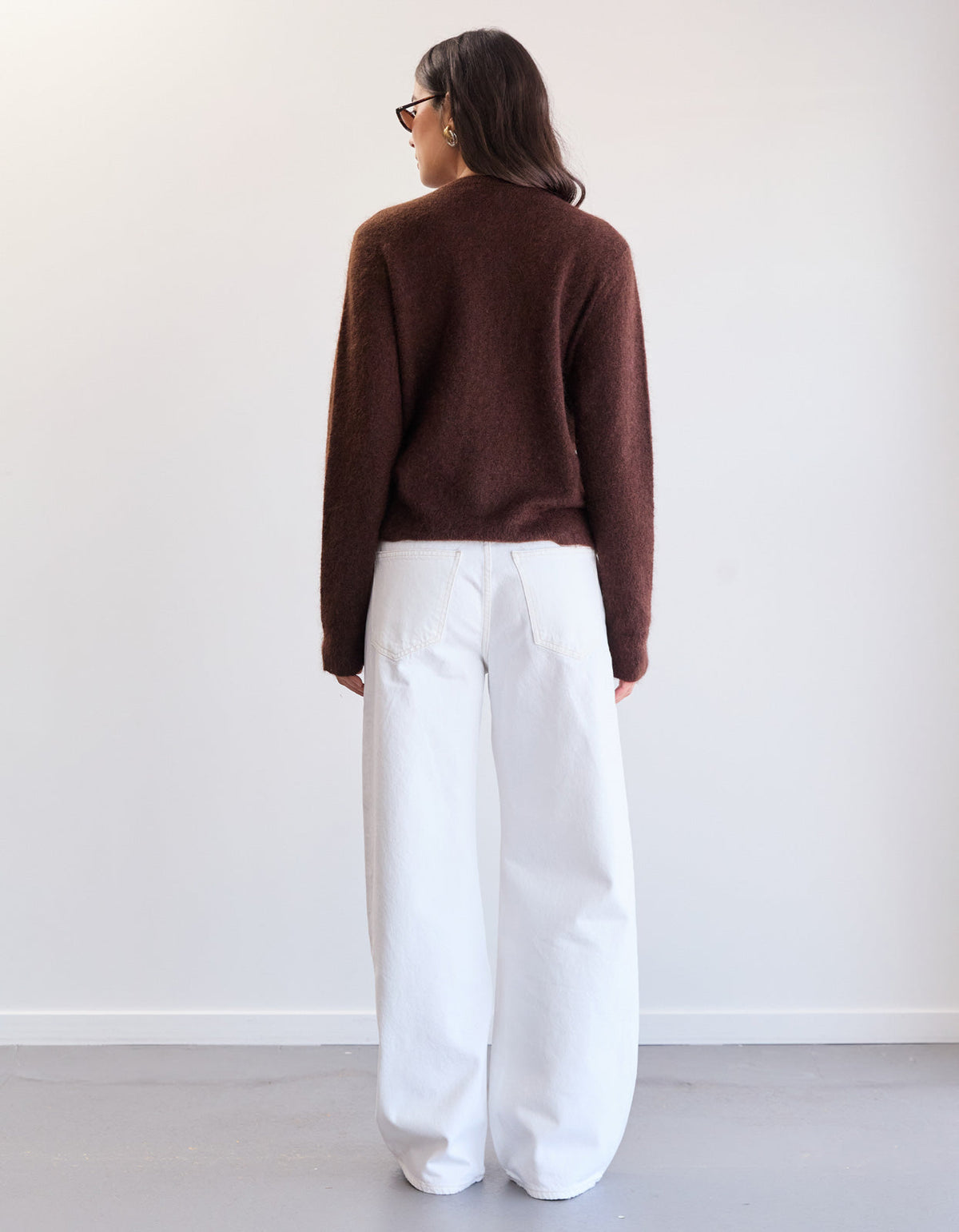 Deacon Knit Cardi - Chocolate