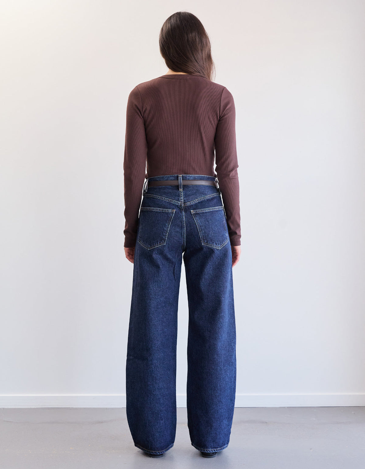 Ellery Henley Top - Choc