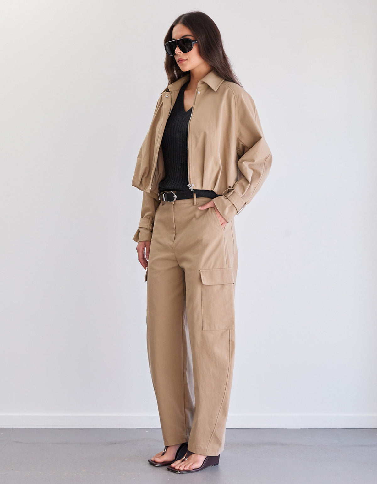 Loxley Barrel Pant - Tan