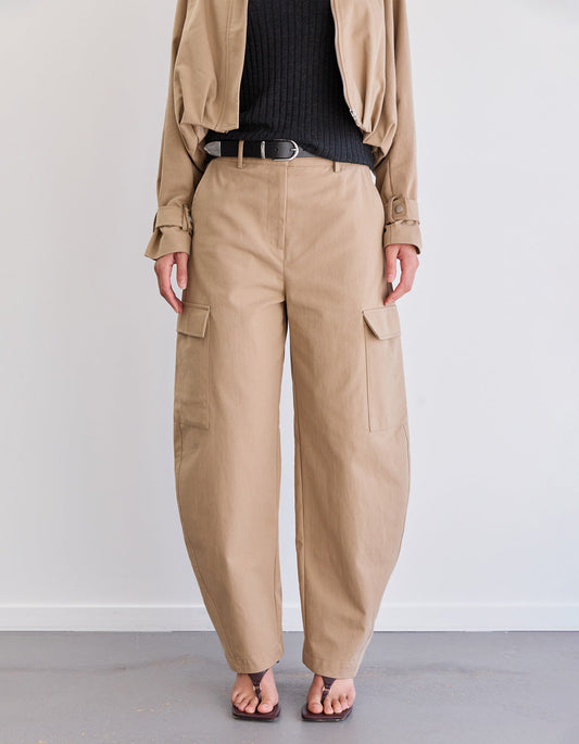 Loxley Barrel Pant - Tan