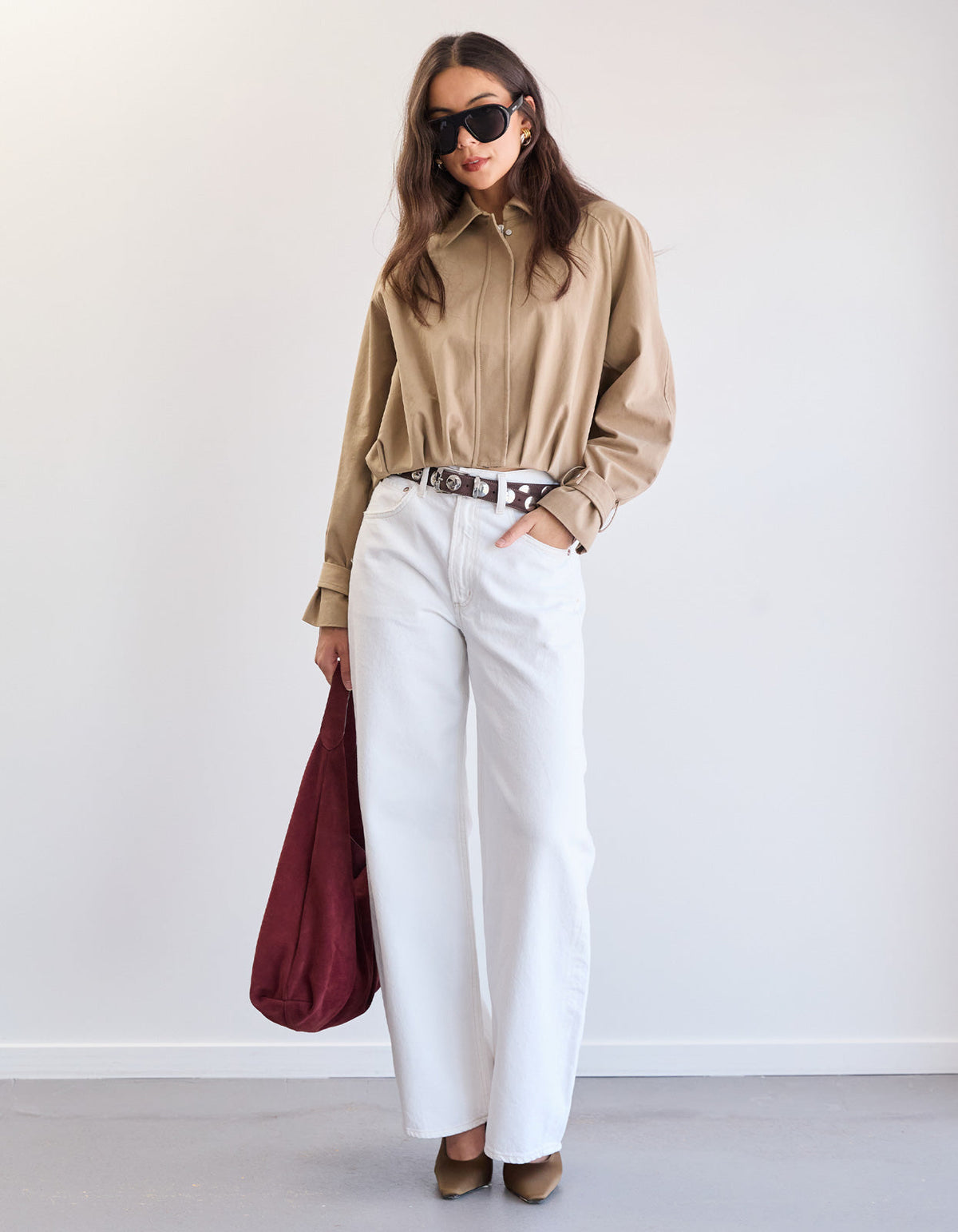 Loxley Crop Trench - Tan