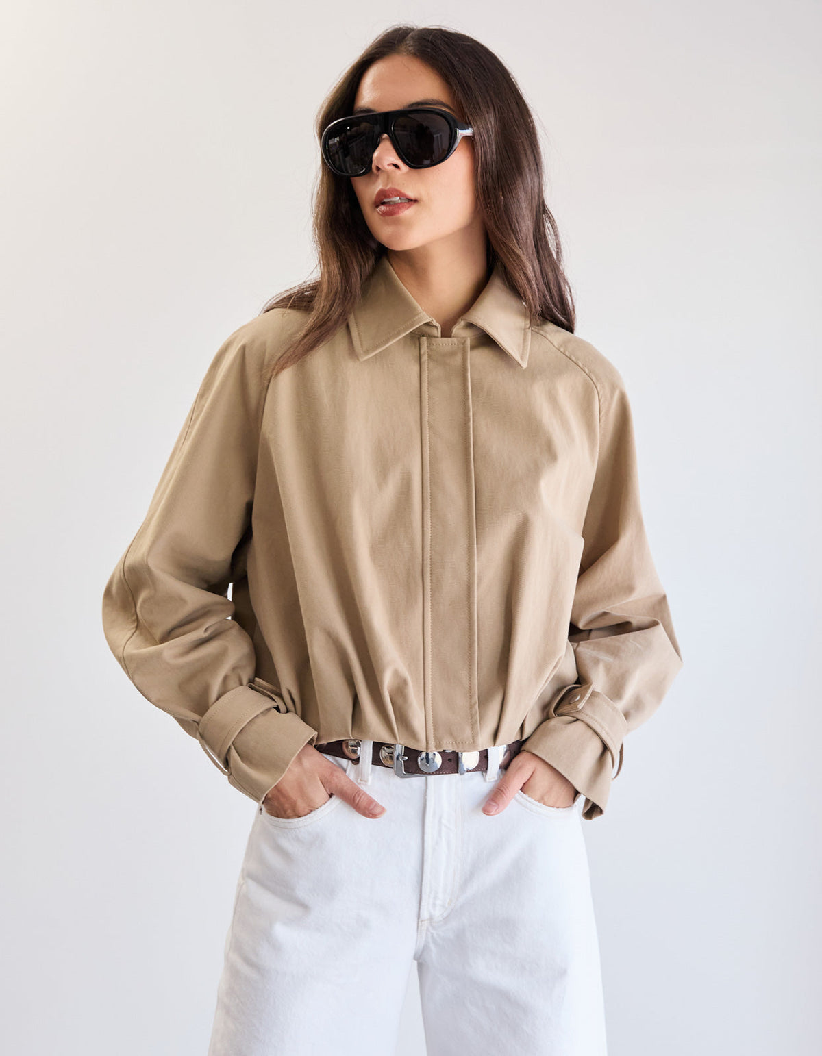 Loxley Crop Trench - Tan