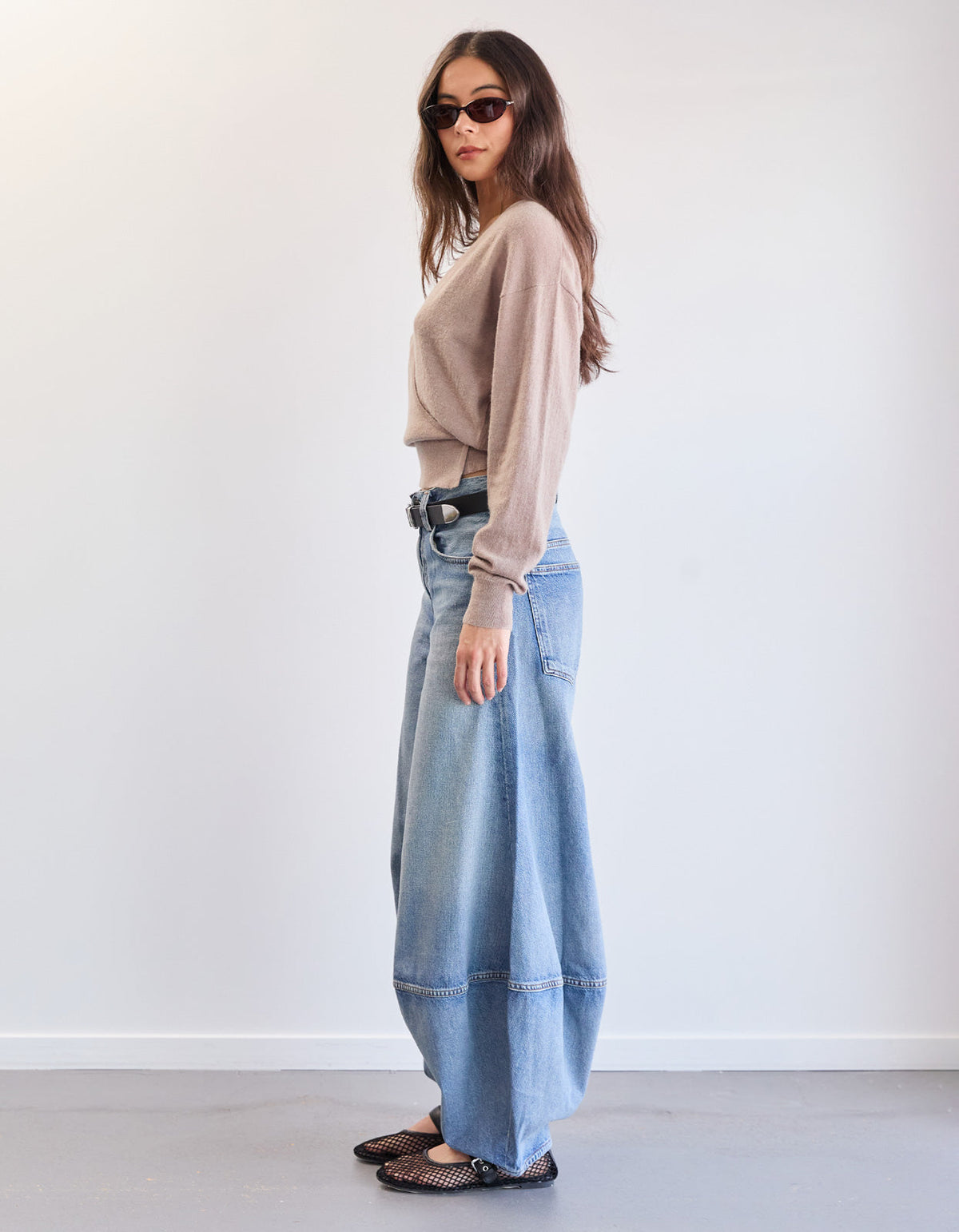 Sable Wrap Cardigan - Beige