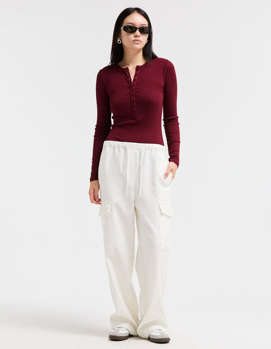 Milos Pant - White