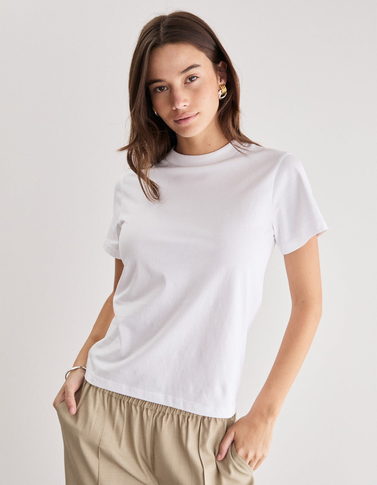 Sloane Tee - White
