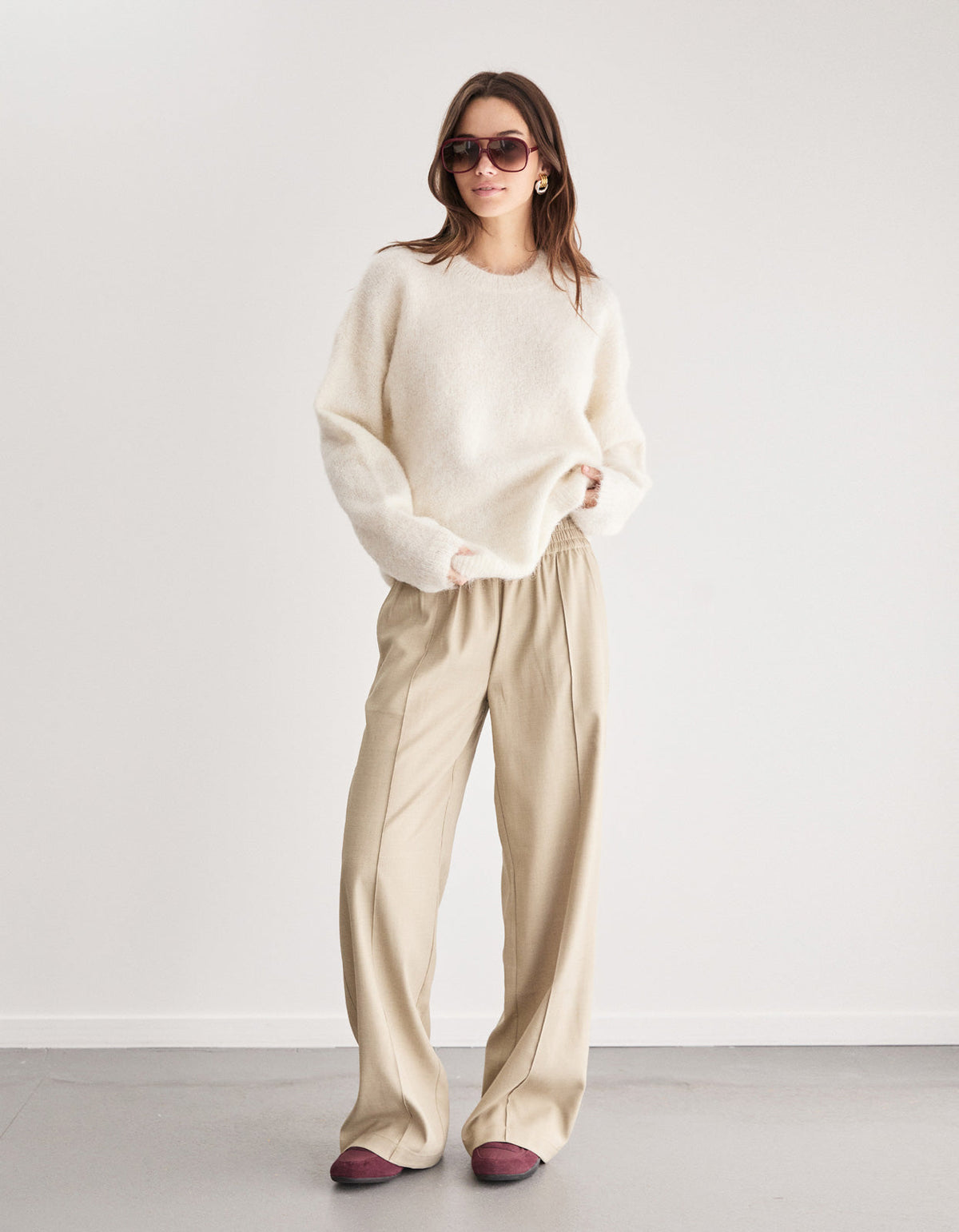 Sherwood Knit Crew - Cream