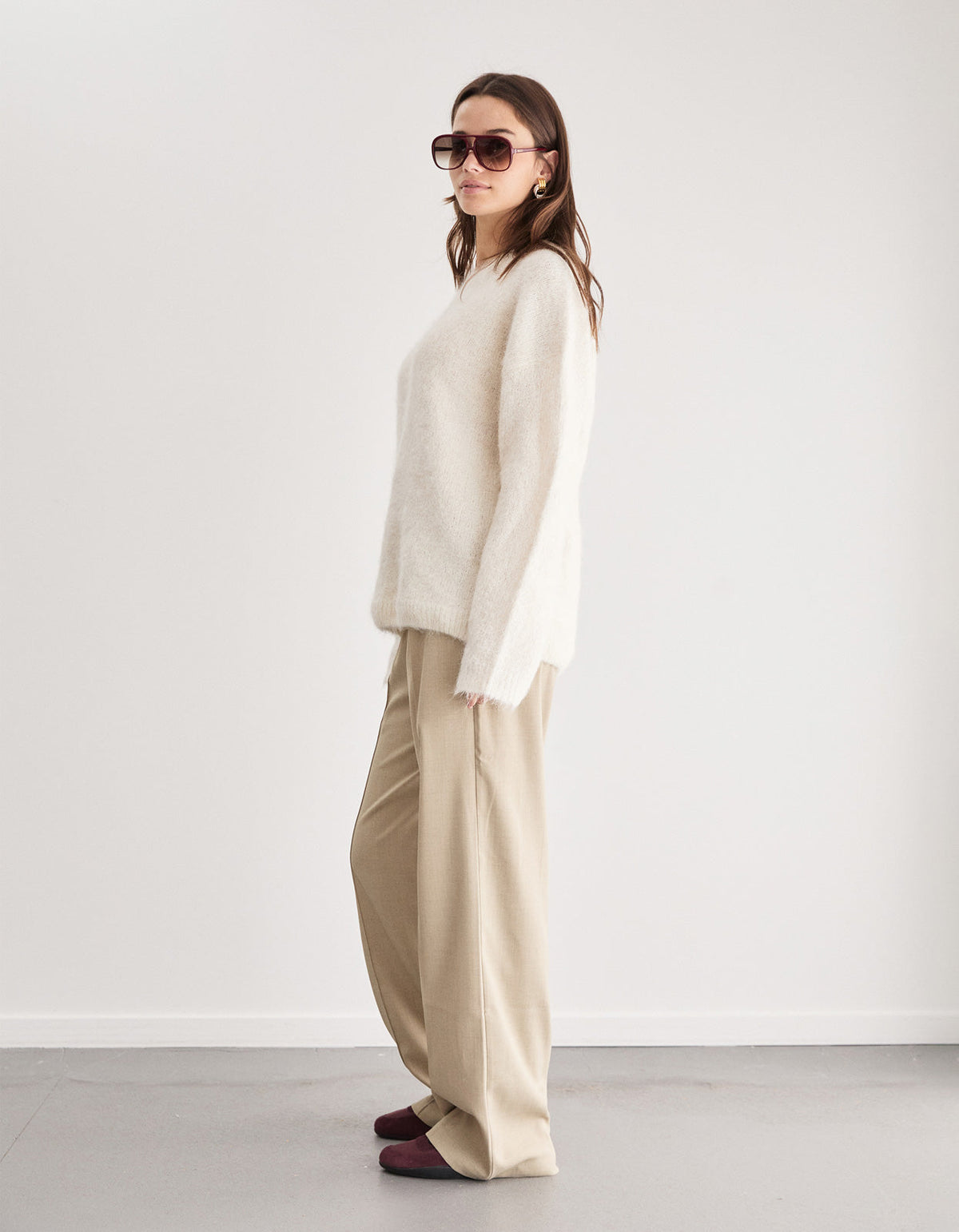 Sherwood Knit Crew - Cream