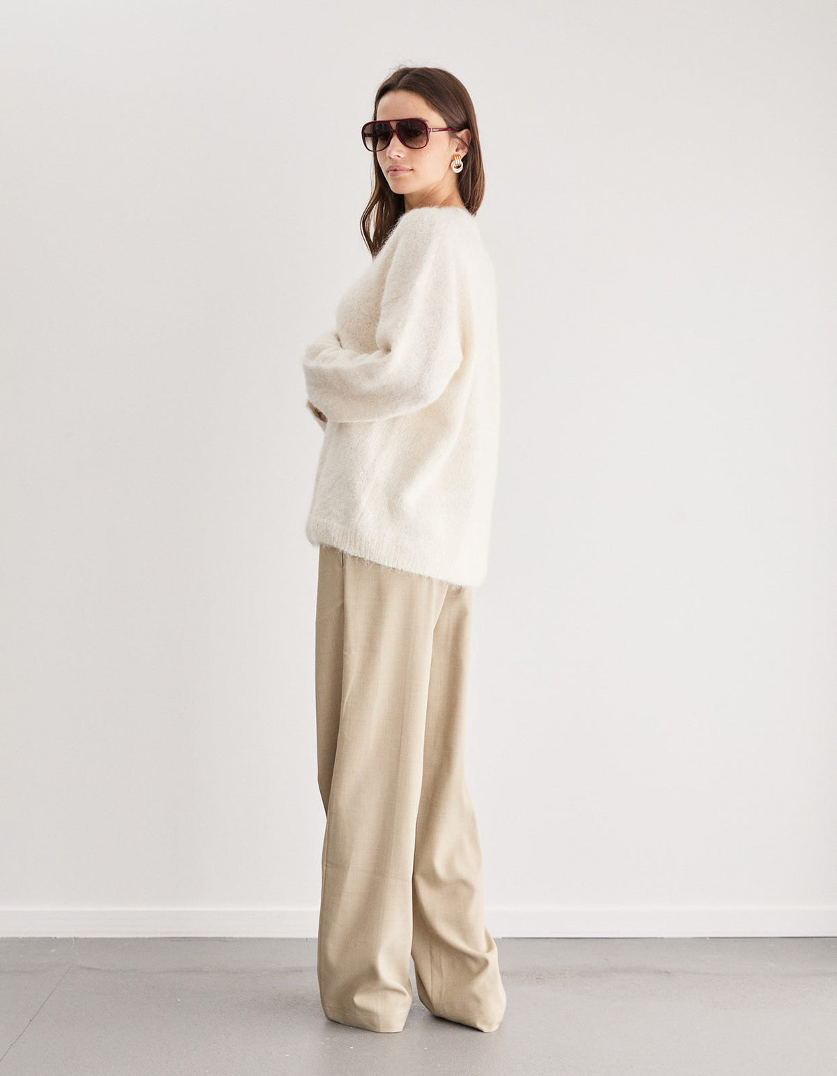 Sherwood Knit Crew - Cream