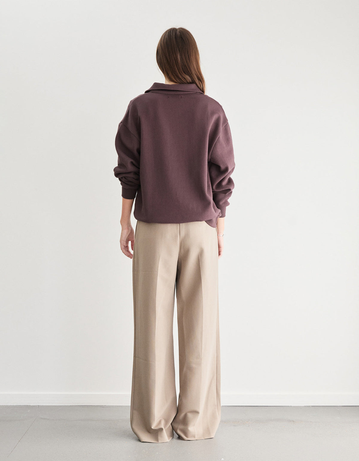 Cadillac Fleece Polo - Dark Chocolate