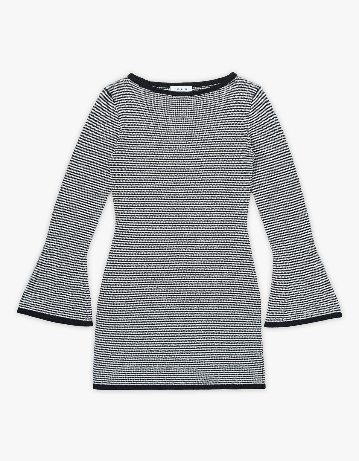 Marseille Breeze Dress - Black/White