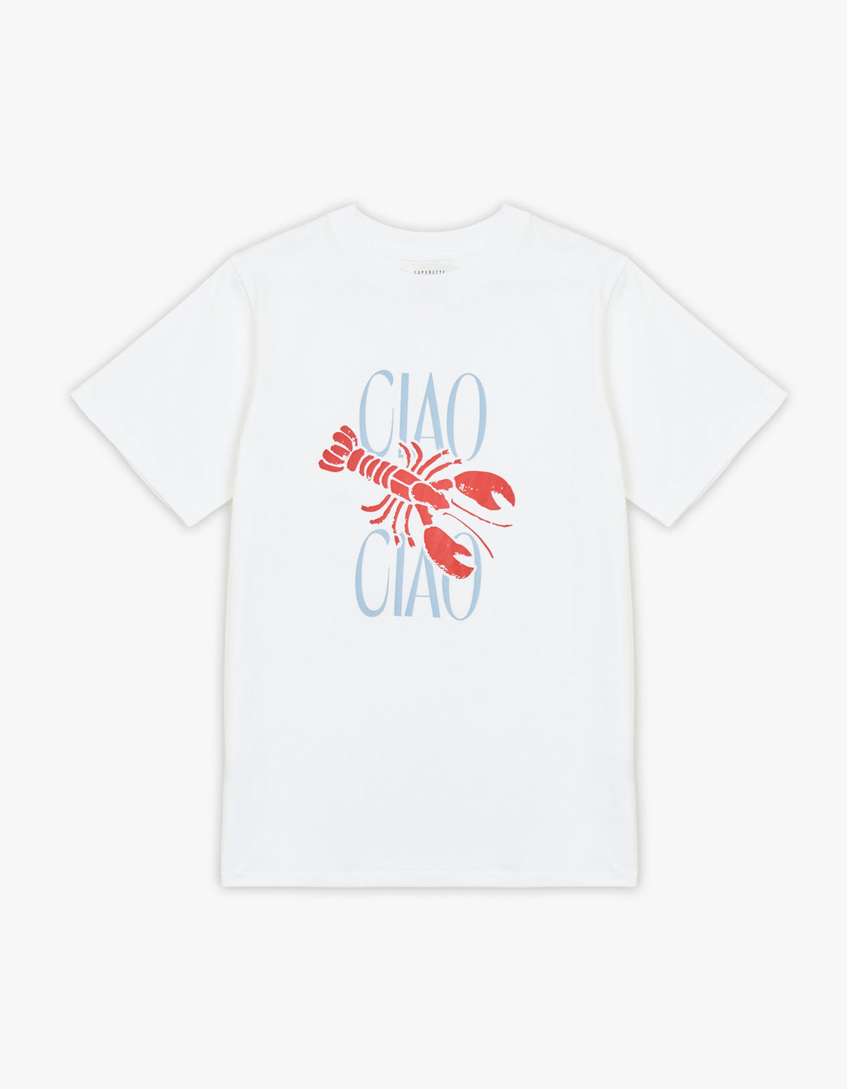 Ciao Ciao Lobster Tee - White