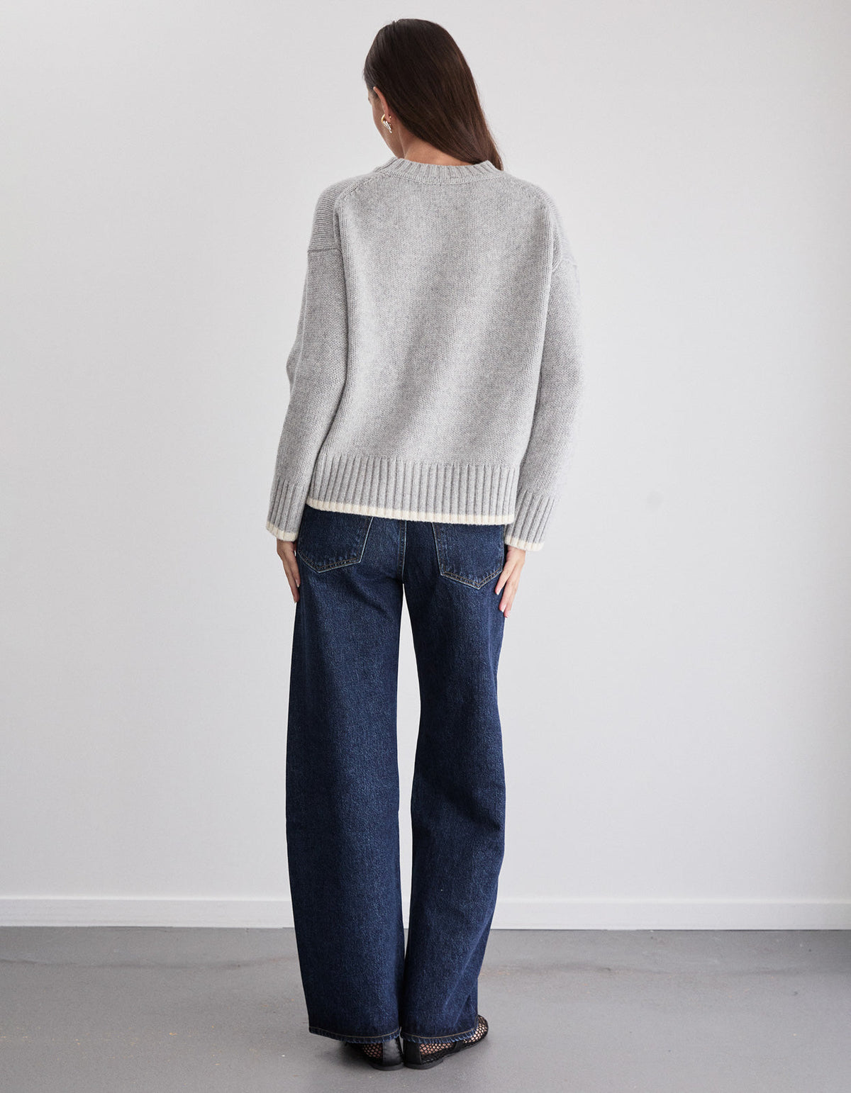 Kensington Knit Crew - Grey