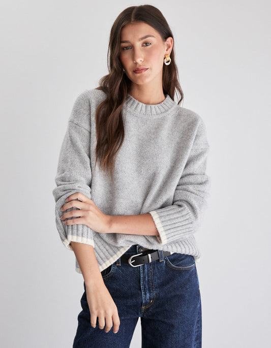 Kensington Knit Crew - Grey