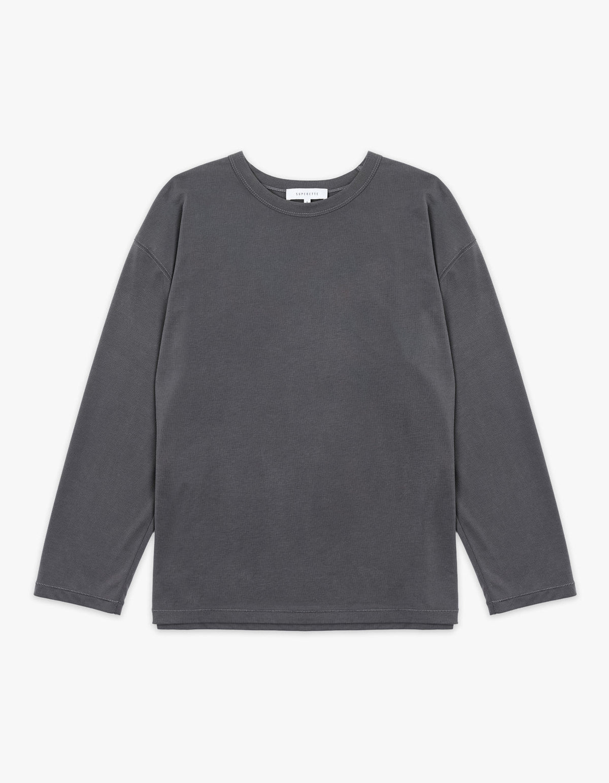 Winslow L/S Tee - Charcoal