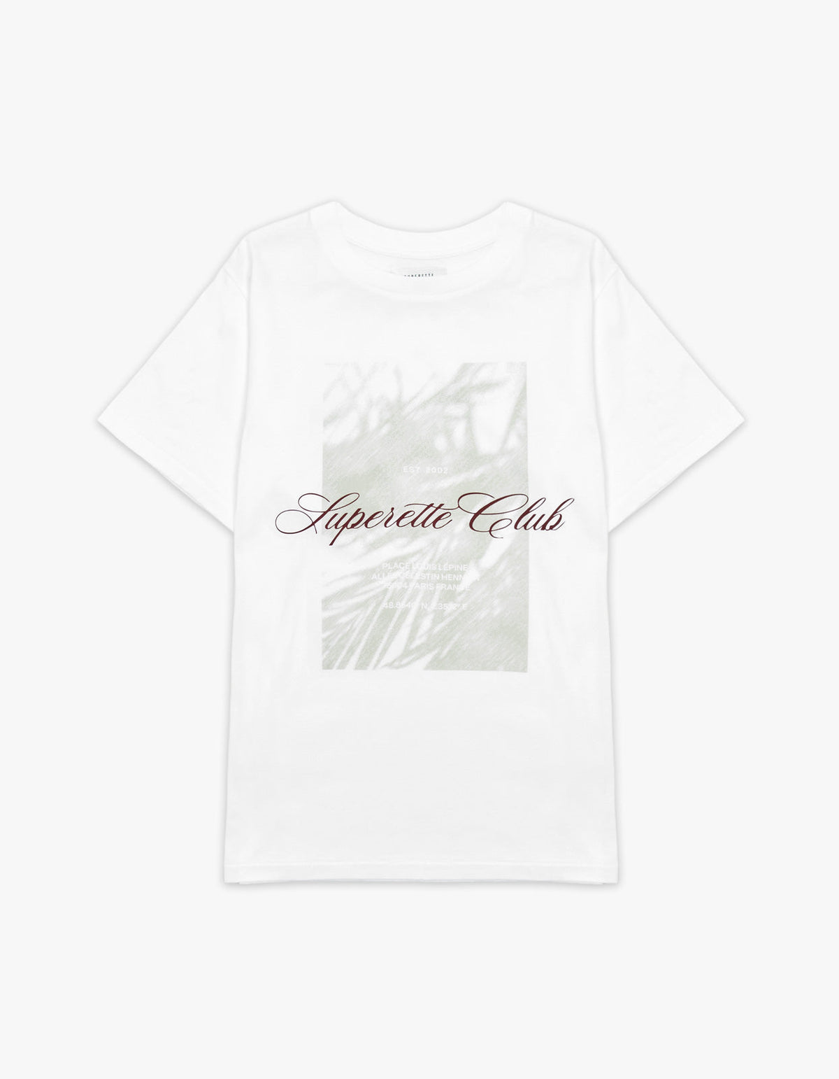 Palm Club Tee - White