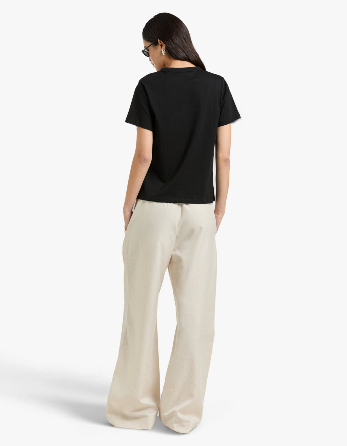 Asher Drawstring Pant - White Swan