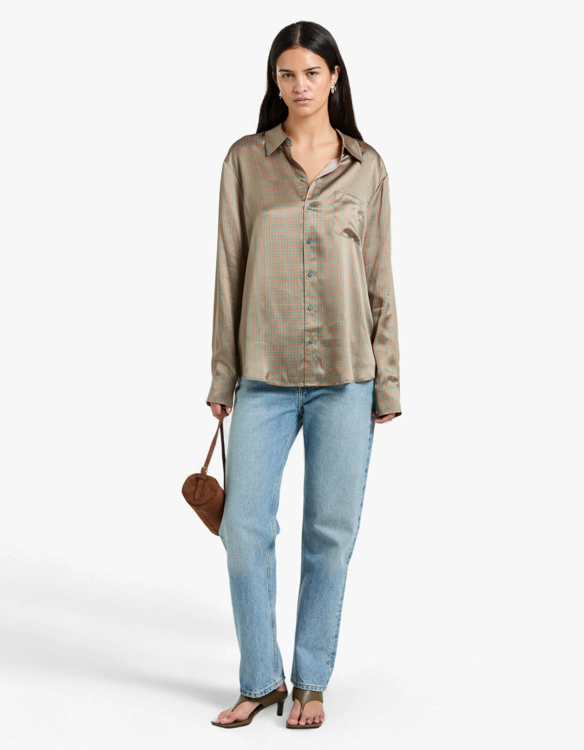 Boyfriend Shirt - Micro Plaid