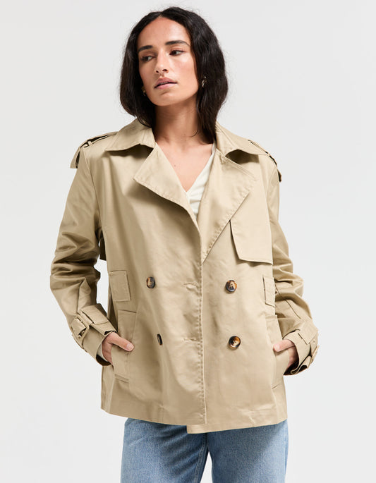 Smith Short Trench - Beige