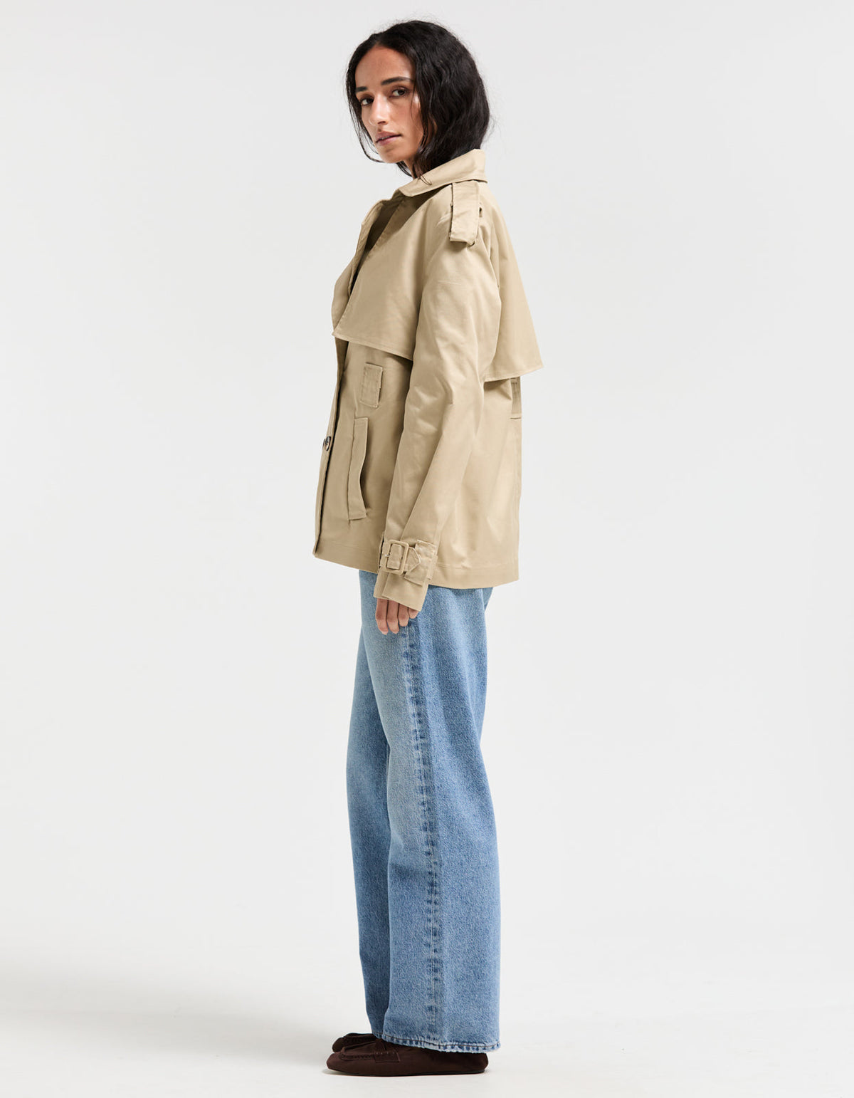 Smith Short Trench - Beige