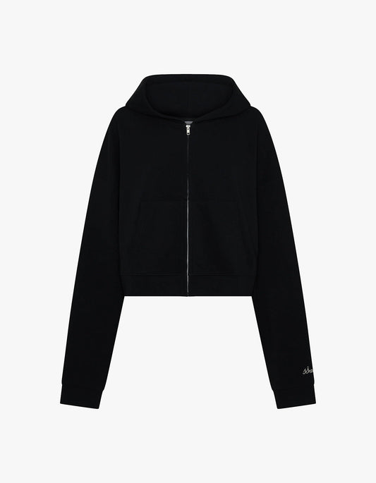 Cropped Hoodie - Black