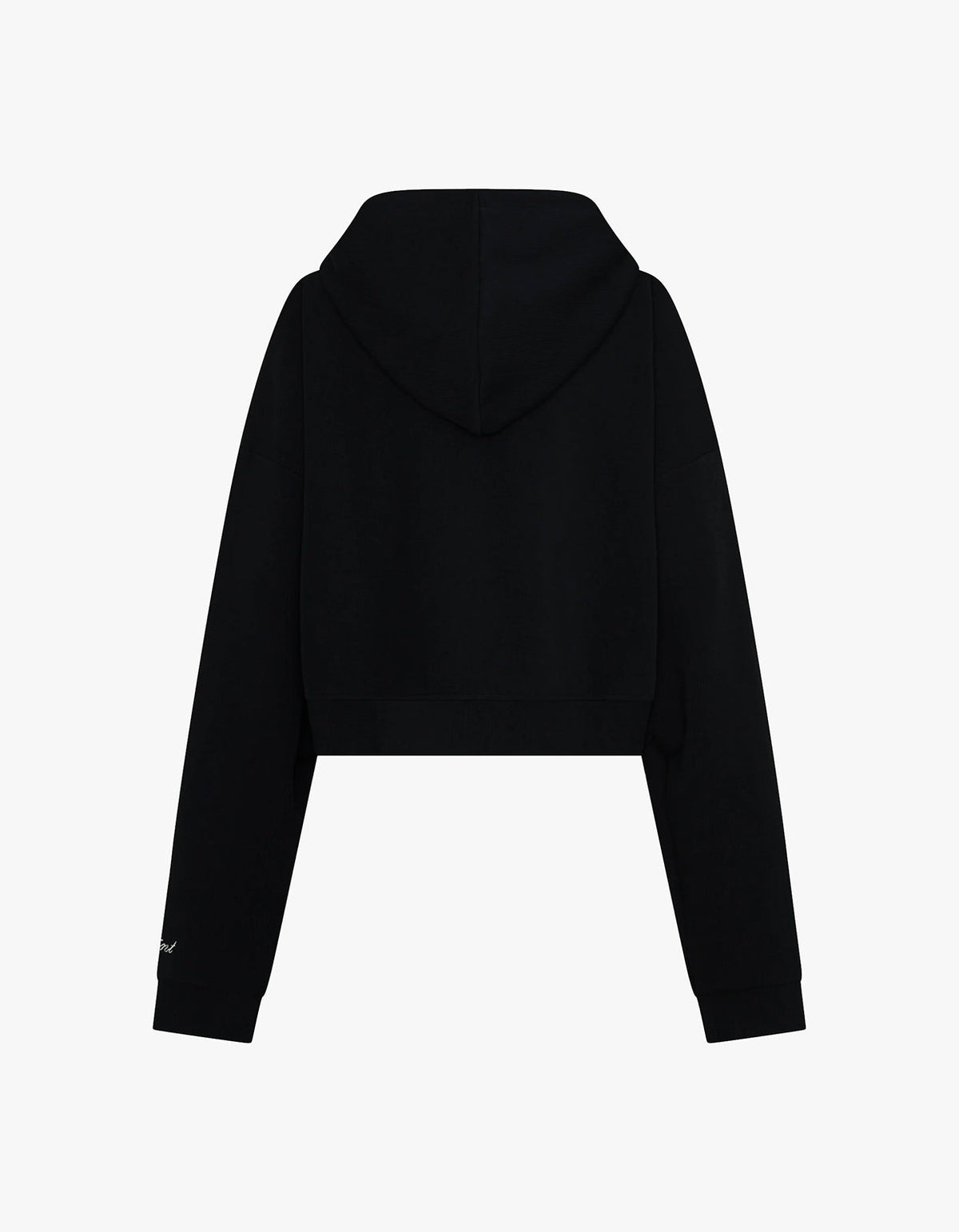 Cropped Hoodie - Black