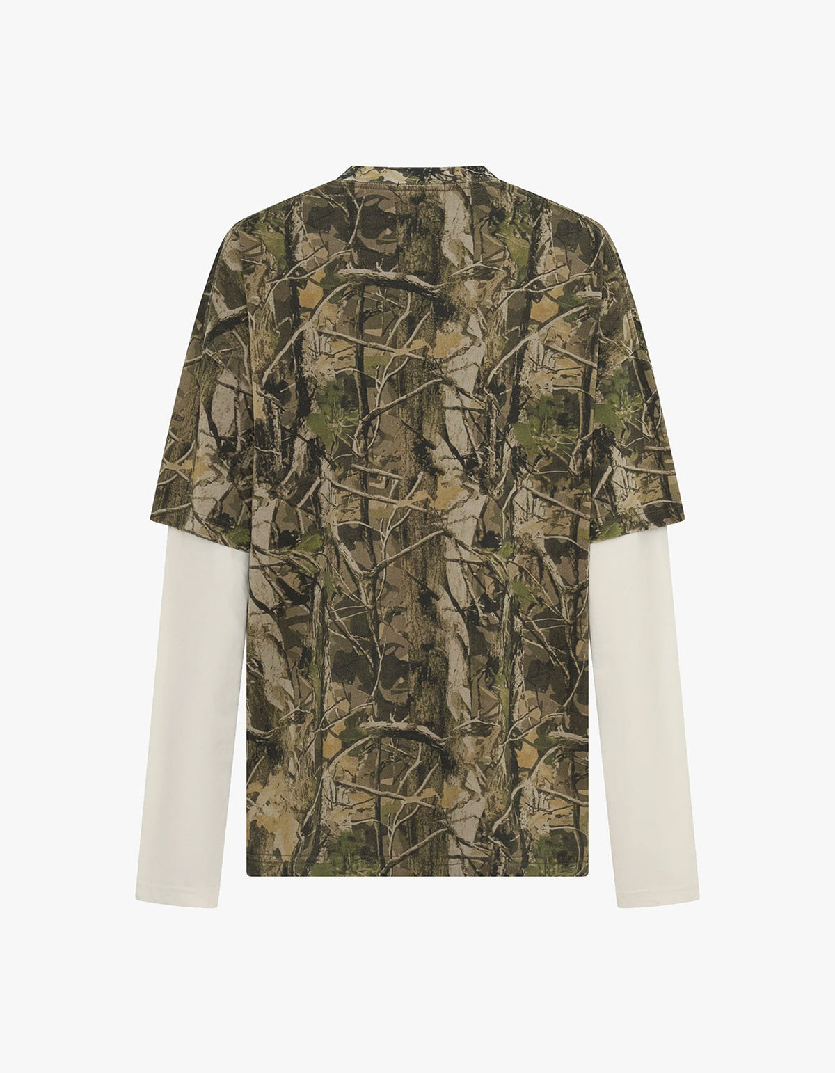 Round One Layered Tee - Vintage Camo