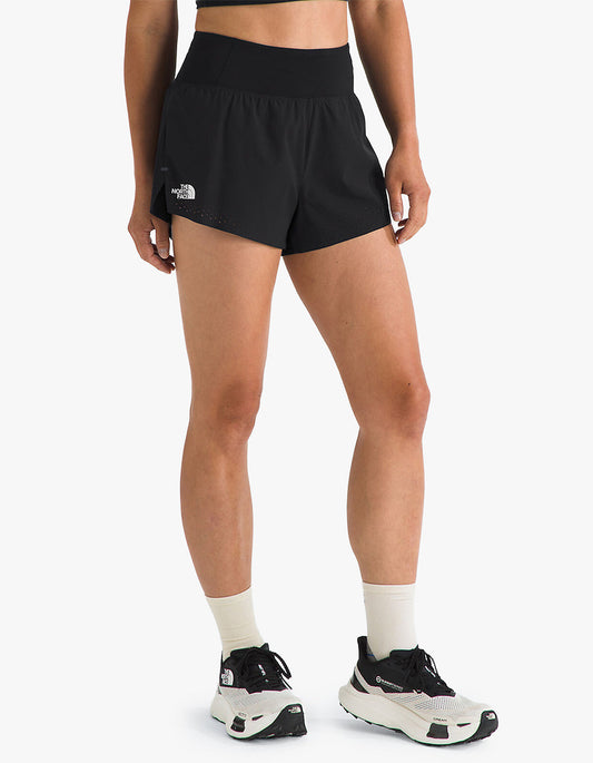 Women's Summit Series Pacesetter 3" Run Shorts - TNF Black