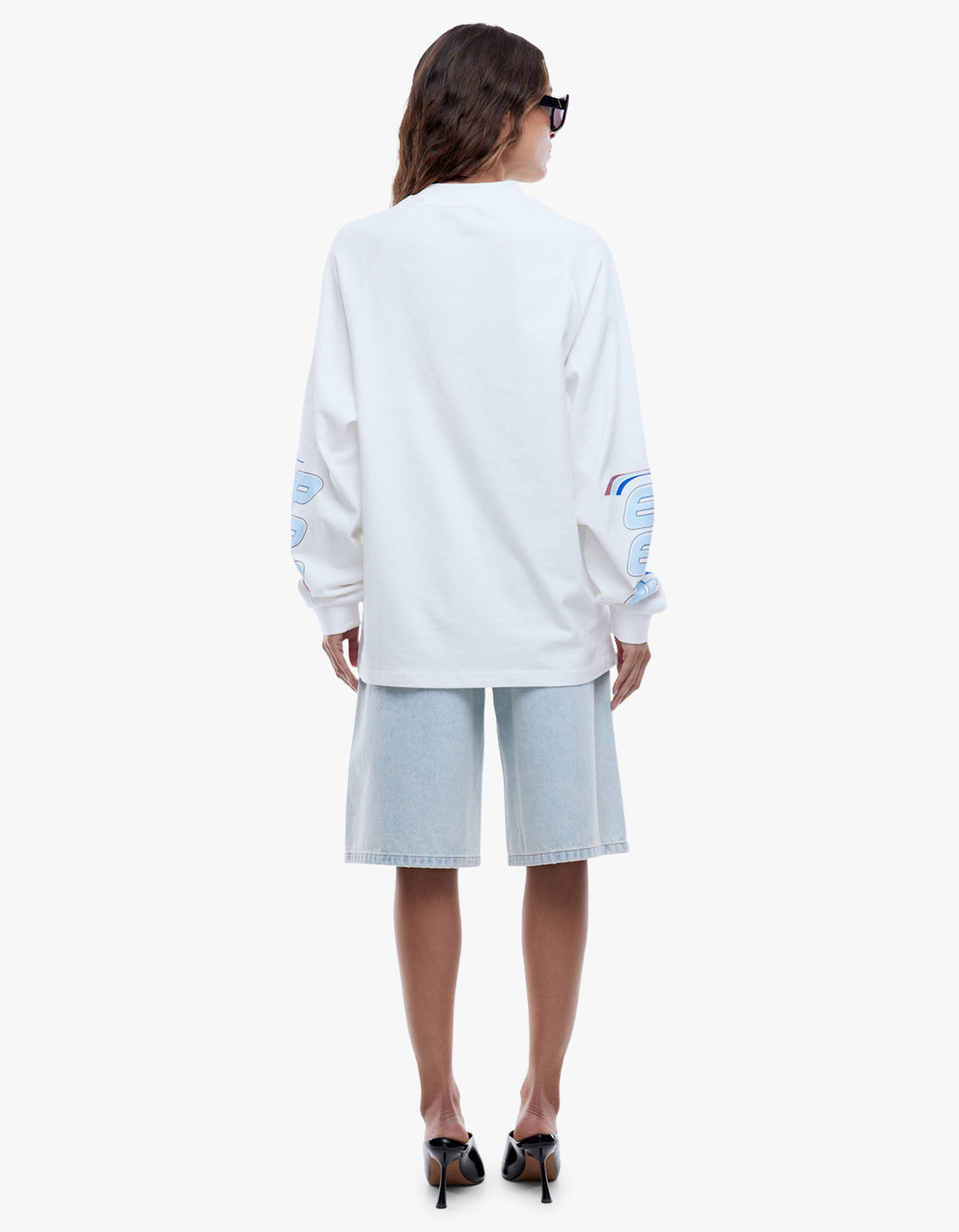 Team Pelly Long Sleeve Tee - Vintage White