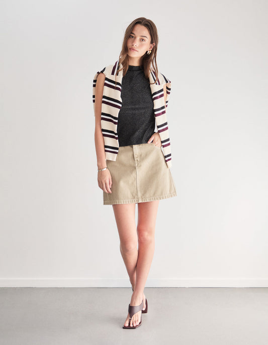 The Port Denim Mini - Khaki