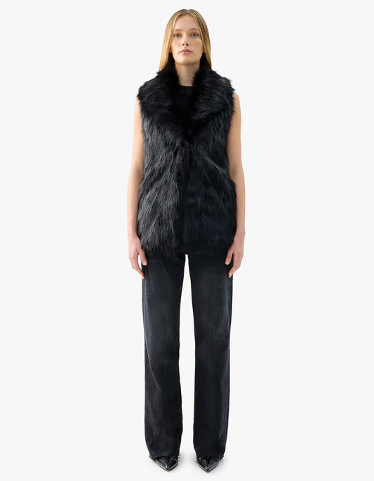Premium Rose Vest - Black