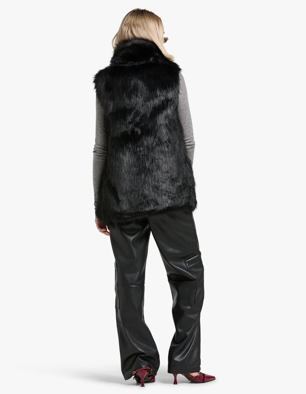 Premium Rose Vest - Black