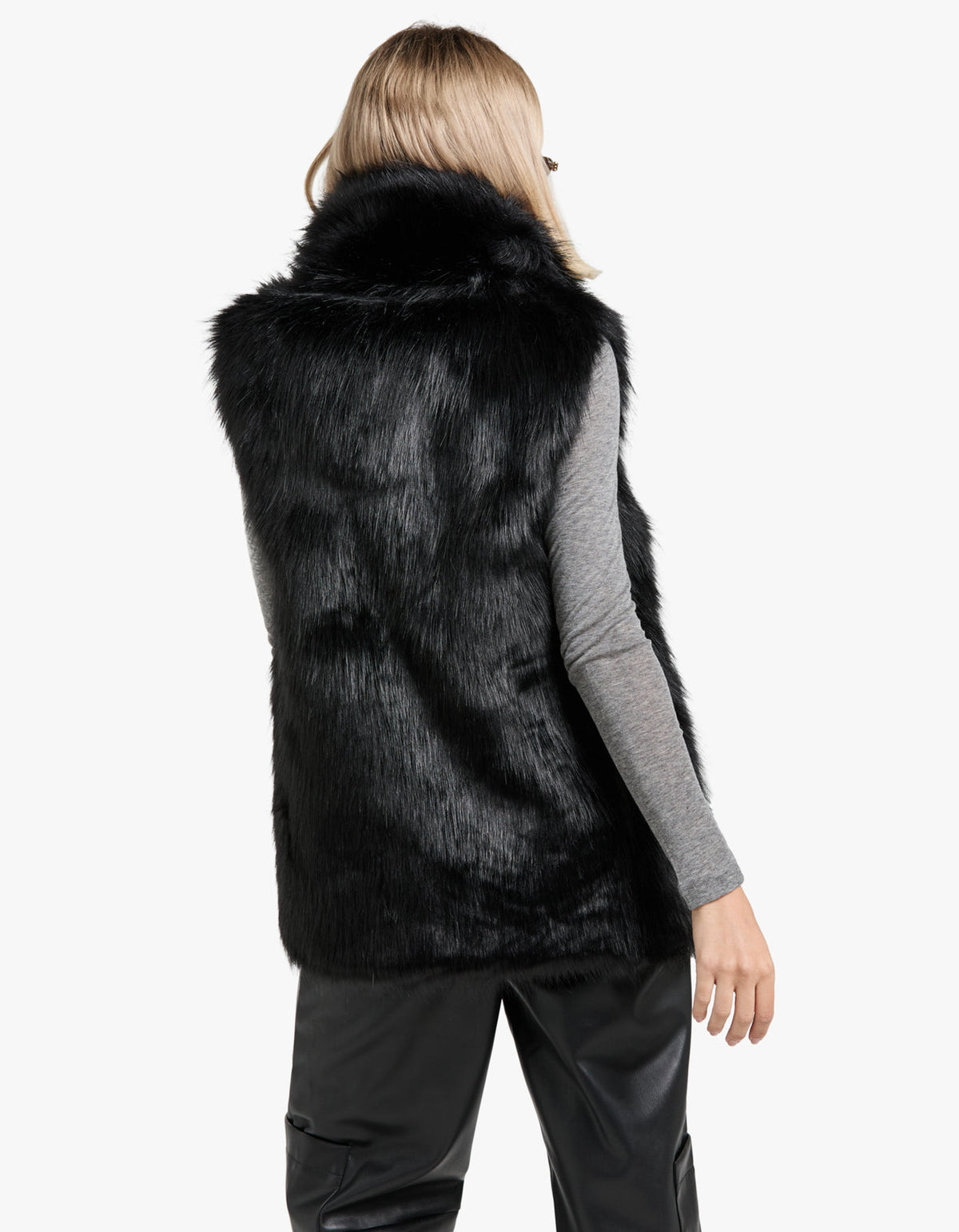 Premium Rose Vest - Black