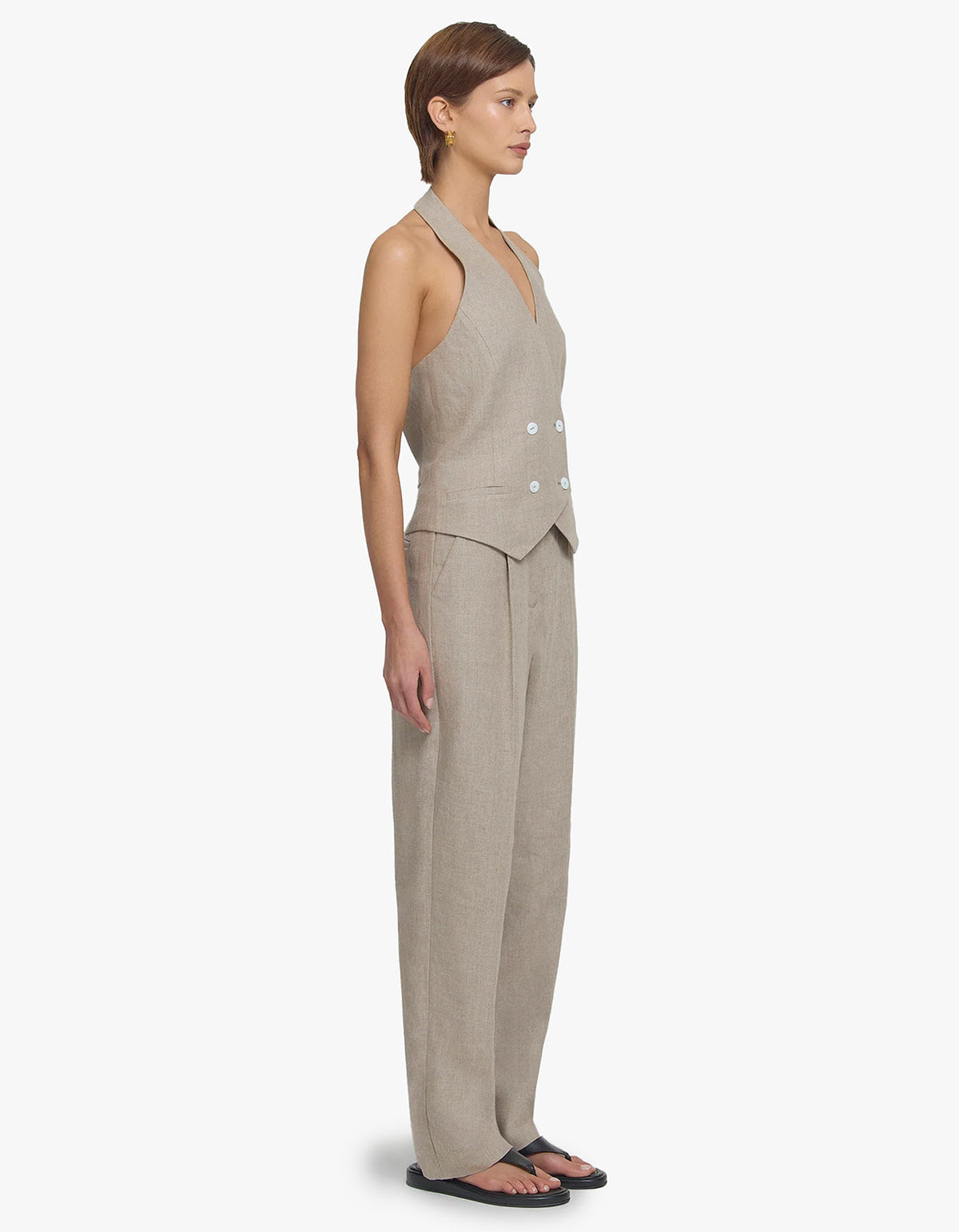 Cadence Vest - Flax