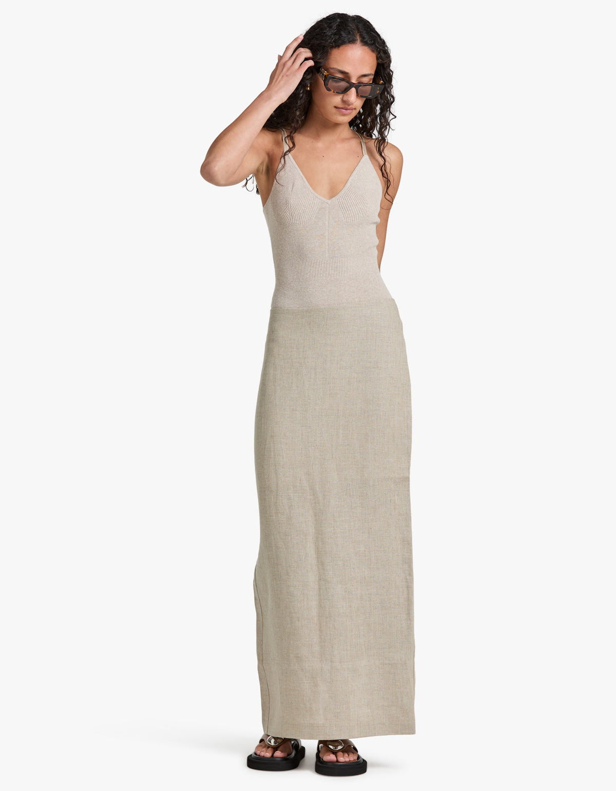 Rumba Bodysuit - Oat Marle