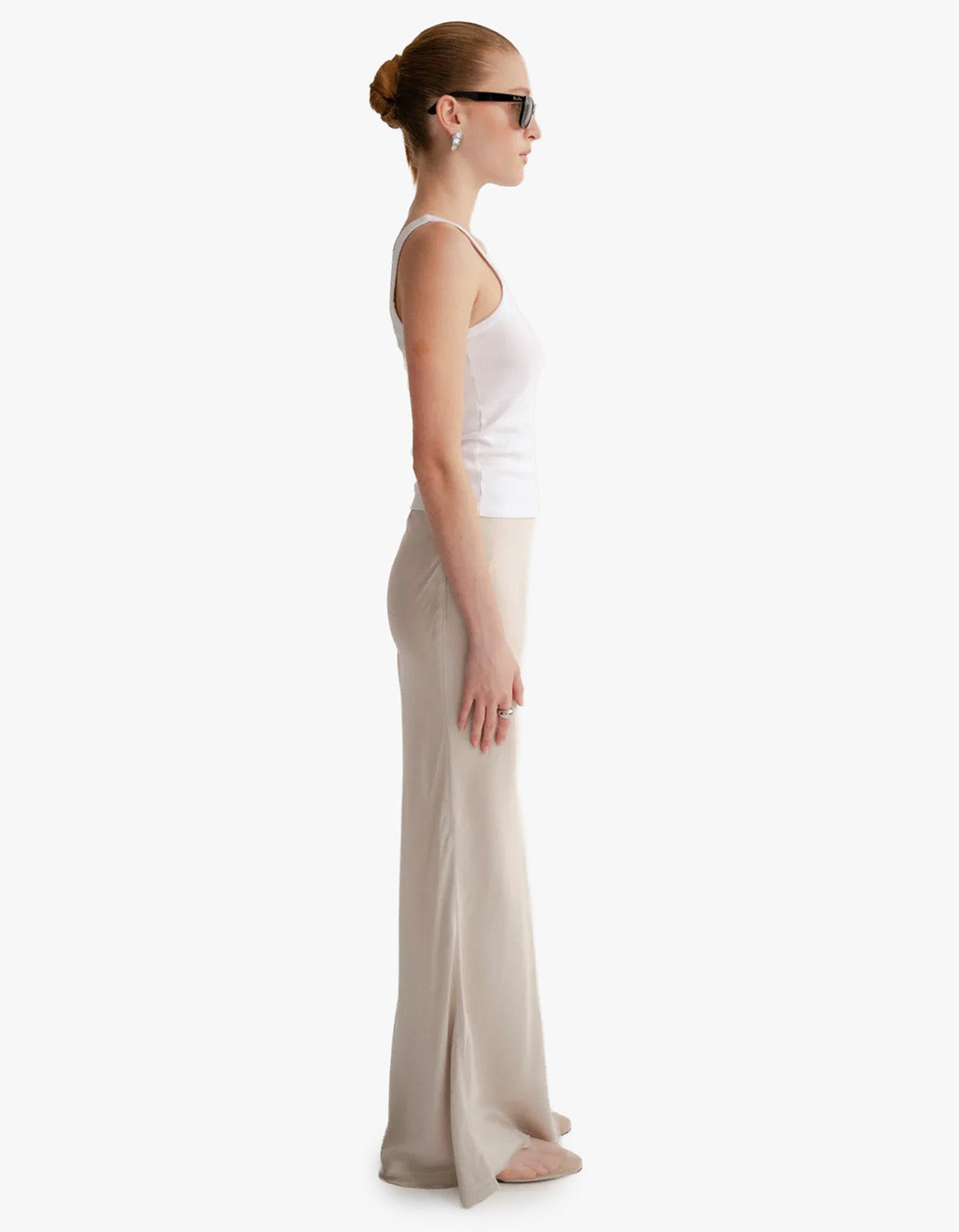 The Noa Skirt - Nude