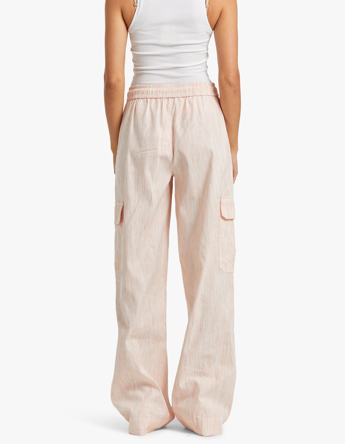 Tranquillity Stripe Track Pant - Red/Orange